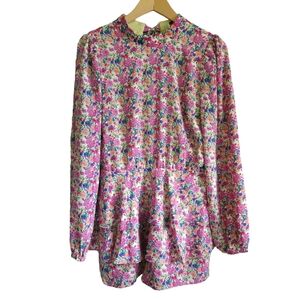 Endless Rose Floral Longsleeve Romper